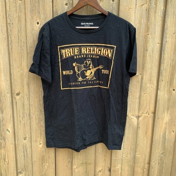 True Religion Big Logo T Shirt XL - Picture 2 of 3